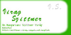 virag szittner business card