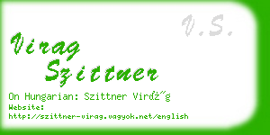 virag szittner business card